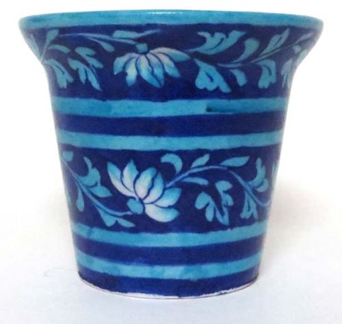 Blue Pottery Planter