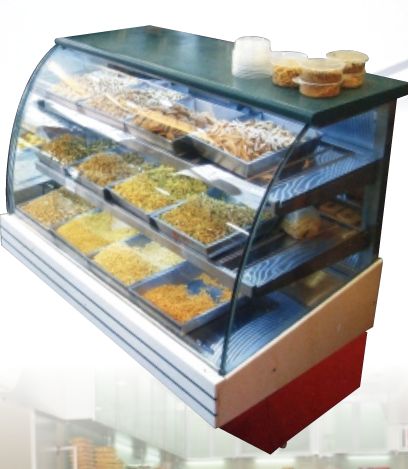 Display Counters (Refrigerated), Corian Clad / SS Finish