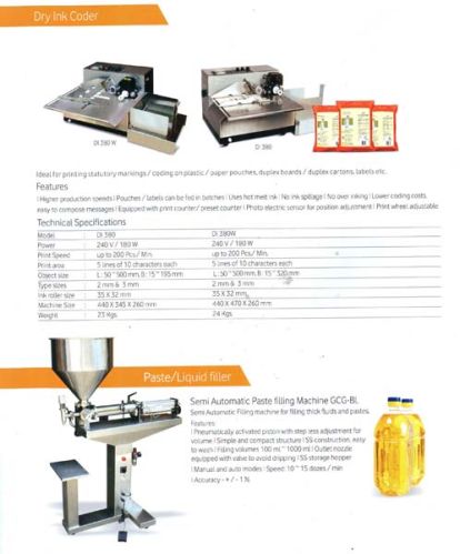 Dry Ink Coding Machine