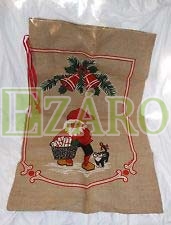 Christmas Gunny Bags, For Advertisement, Packing, Shopping, Style : Handled