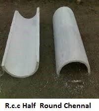 RCC Half Round Pipe