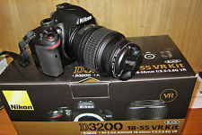 Nikon D3200 24.2 Mp Digital SLR Camera - Black - Af-s Dx 18-55mm Vr