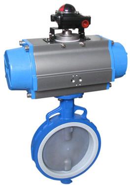 Pneumatic Wafer Butterfly Valves, Brand Name : Xinhai
