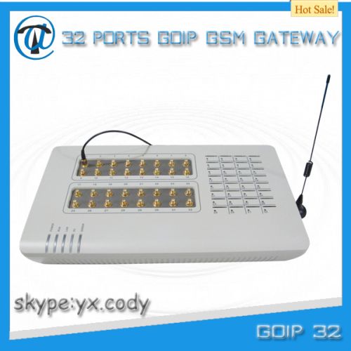 850/900/1800/1900MHz 32 Port GSM VOIP Gateway