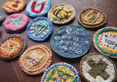 Hand Embroidered Badges