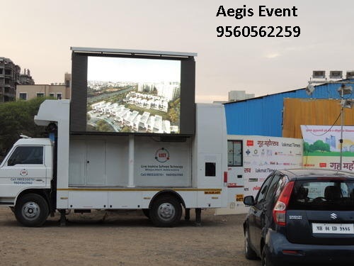LED Display Van On Rent