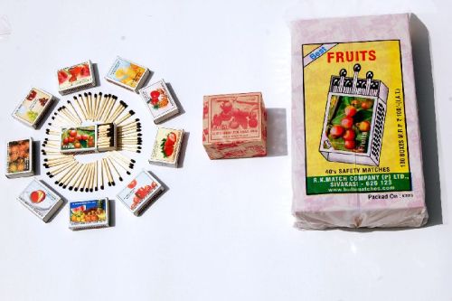 Plain Wooden Match Boxes, Brand Name : Fruits Tekka Antique