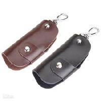 Leather Key Holder, Color : Brown, Black, Packaging Type : Box