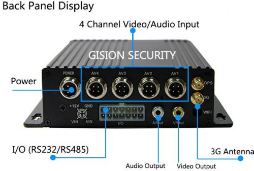 New Gision 4 Channel Dual SD Card Mobile DVR