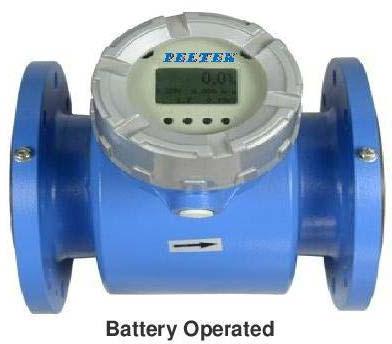 Battery Operated Electromagnetic Flow Meter, Line Size : 4-20mm