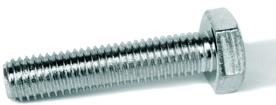 Polished SS Hex Bolt, Color : Silver