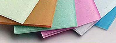 Coloured Lacquered Glass