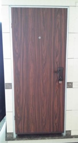 Galvanized Steel Flush Design Exterior Israel Security Door