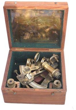 Coated Nautical Sextant, Style : Antique