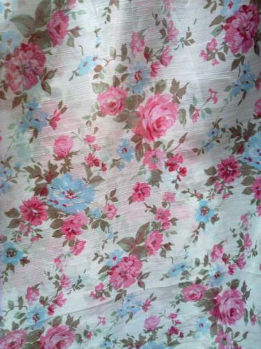 Geet Textiles Polyester Chiffon Printed Fabric, Width : 42'
