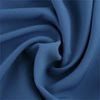 Polyester Helen Crepe Dyed Fabric, Width : 42'