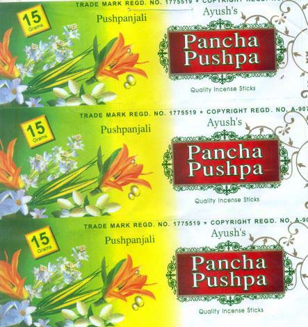 Pancha Pushpa Pushpanjali Incense Sticks