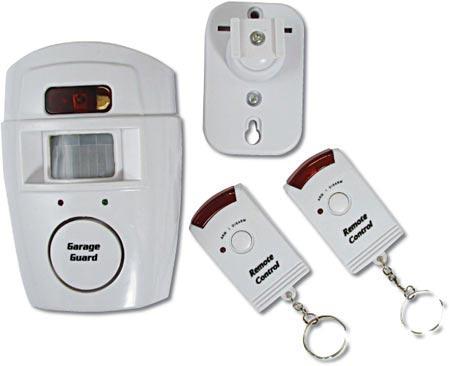 Plastic Sensor Alarm, Color : White