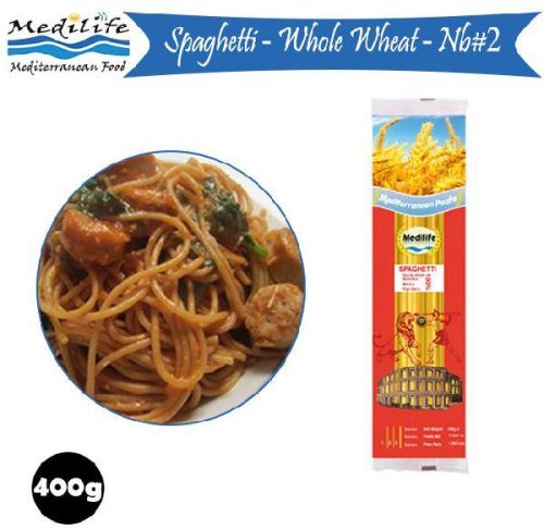 400g NB2 Whole Wheat Pasta, Brand Name : MEDILIFE or OEM