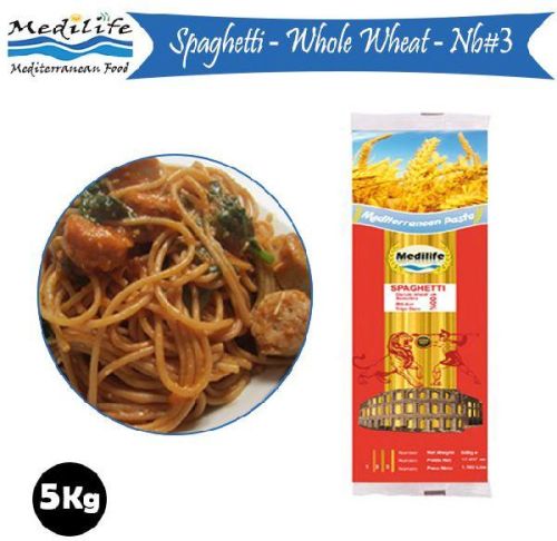 Common 5kg NB3 Whole Wheat Pasta, Brand Name : MEDILIFE Or OEM