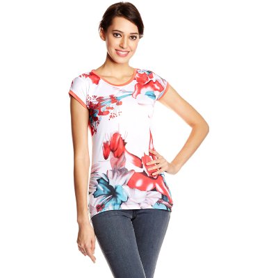 Ladies Round Neck T-Shirts