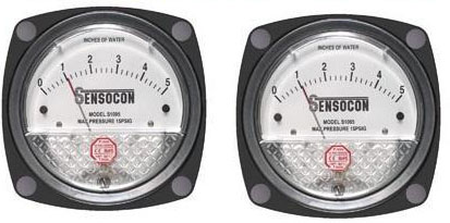 Front Mount Differential Pressure Gauge