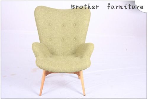 Camira of Hemp Grant Featherston R-152 Contour Wing Chair