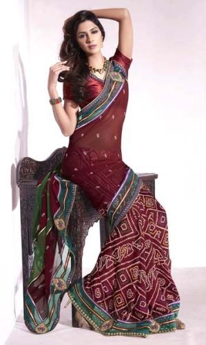 Bandhani Sarees