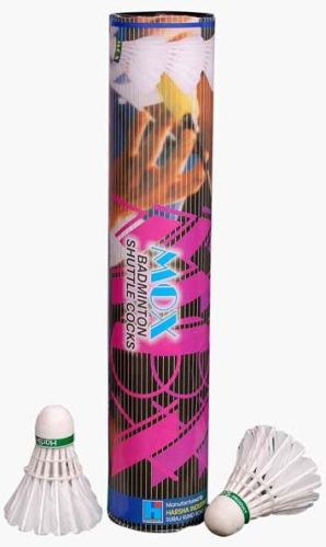 Feather Badminton Shuttlecocks, Color : White