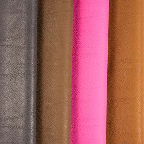 Brushed Snake Grain PU Synthetic Leather For Shoes