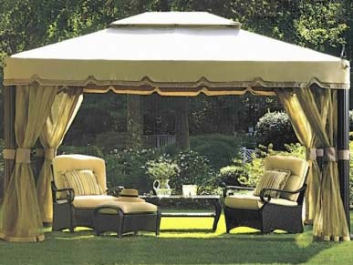 Gazebo Tent, Color : Cream