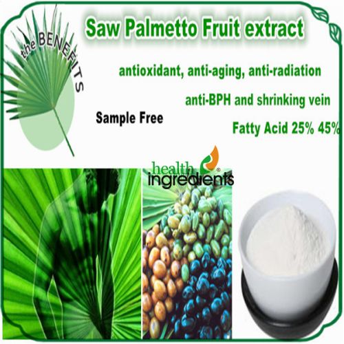 100% Natural and Top Quality Saw Palmetto Extract & Fatty Acid Powder 25%45%gc