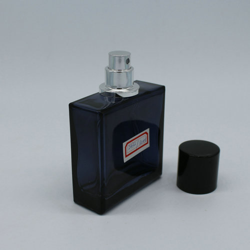 50ml Black Perfume Glass Bottle With Magnet Cap For Cosmetic Package