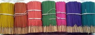 Raw Colour Incense Stick, Length : 6-12inch for Worship