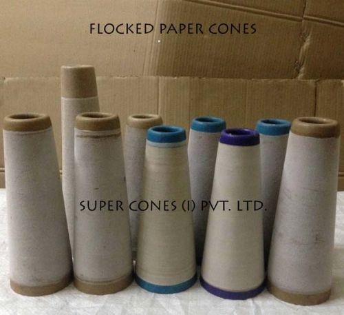 Flocked Paper Cones