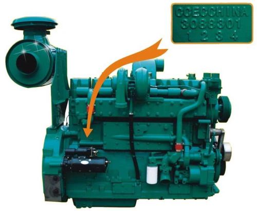 (336~610kw)6 Cylinder Water-cooled Diesel Engine For Ship/genset/vehicle Tractor