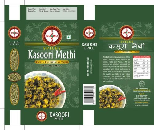 Kasoori Methi, Packaging Size : 50gm