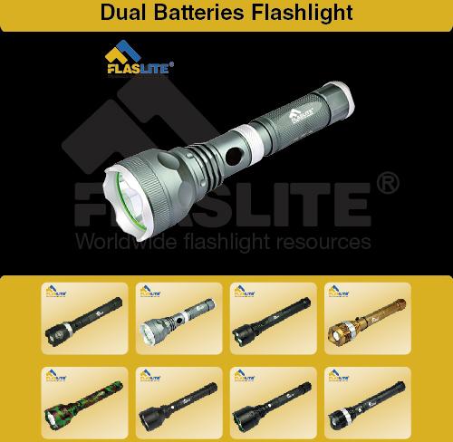 Dual Batteries Flashlight