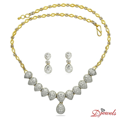 Djewels Gold Necklace Set, Gender : Ladies