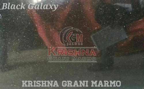 Polished Black Galaxy Granite Stone, For Countertops, Kitchen Top, Staircase, Walls Flooring, Feature : Crack Resistance