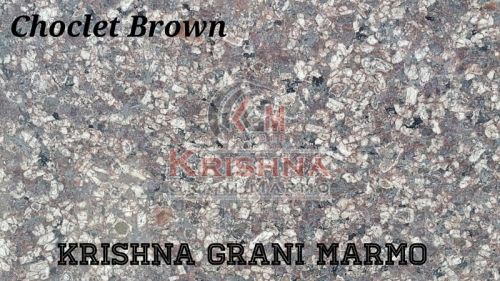Bush Hammered Marble Choclet Brown Granite Stone, For Hotel Slab, Kitchen Slab, Office Slab, Restaurant Slab