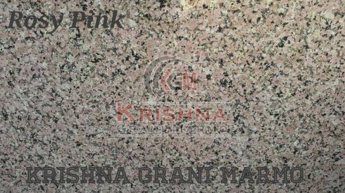 Polished Gemstone Rosy Pink Granite Stone, Feature : Anti Corrosive, Colorful Pattern, Durable, Shiny Looks