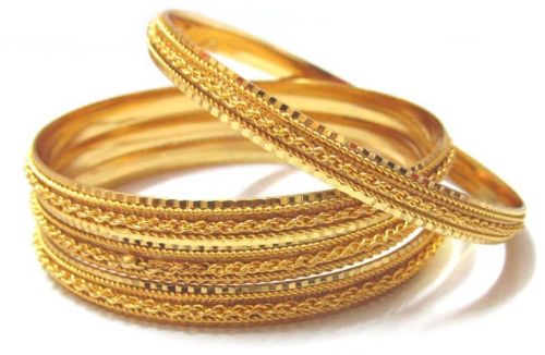 Gold Plated Bangles (BNGP4BRD)