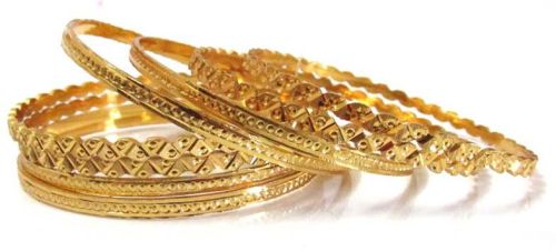 Gold Plated Bangles (BNGP8ALBA)