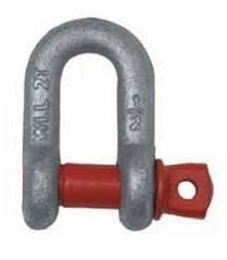 Carbon Steel D Shackle, Size : 3/8 To 7/8 Inch