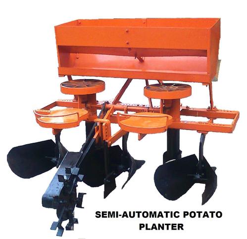 Polished Mild Steel Semi Automatic Potato Planter for Agricultural