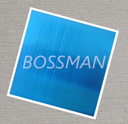 201 Sapphire Blue Brushed Surface Stainless Steel Plate