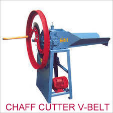 Polished Metal V-Belt Chaff Cutter, For Agriculture Use, Certification : ISI Certified