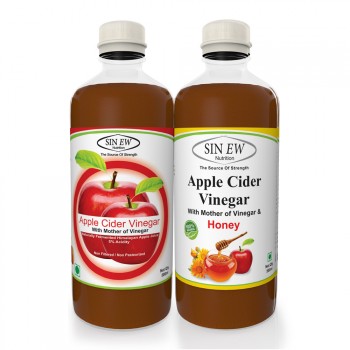 Sinew Apple Cider Vinegar & Apple Cider Vinegar With Honey - 500 Ml