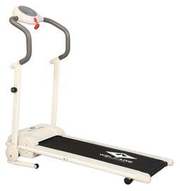 Iron Motorized Treadmill, Color : White